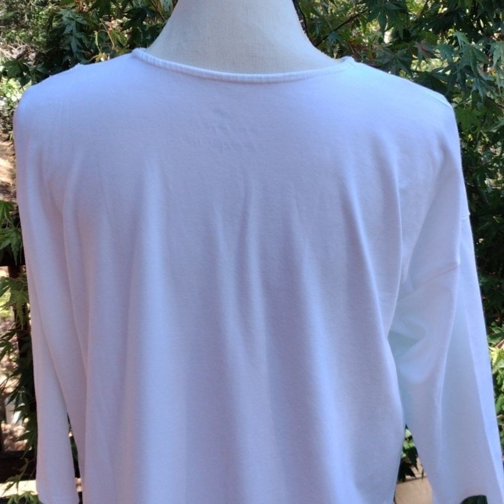 J.Jill White Baller Sleeve Knit Tunic - Picture 4 of 8